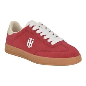 Tommy Hilfiger Women's Sarhli Lace Up Sneakers Red Size 8